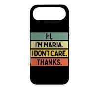 Carcasa para iPhone Air Hola Soy Maria I Don't Care Thanks Funny Sarcasm Name Quote