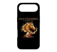 Carcasa para iPhone Air Hold Your Horses Horse Racing Whiskey Drink