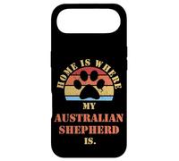 Carcasa para iPhone Air Home Is Where My Australian Shepherd is Perros Animales Regalo