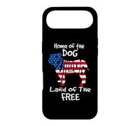 Carcasa para iPhone Air Home of The Dog Land of The Free Bulldog Dog 4th July