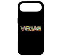 Carcasa para iPhone Air Horizonte de Las Vegas con Edificios icónicos en Negrita Texto de Las Vegas