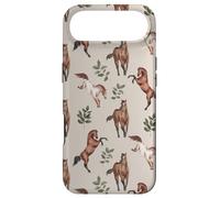 Carcasa para iPhone Air Horses in Nature Animal Love Warm Beige Riding Themed
