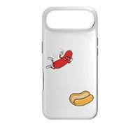 Carcasa para iPhone Air Hot Dog Saltando En Bun Retro Summer BBQ Grill 4 de Julio
