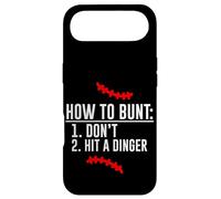Carcasa para iPhone Air How To Bunt Don't Hit A Dinger Práctica de béisbol