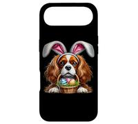 Carcasa para iPhone Air Huevos de Pascua con Orejas de Conejo, King Charles Spaniel