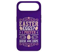 Carcasa para iPhone Air Huevos de Pascua I Prefer Queso and Chips Funny Easter