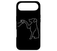 Carcasa para iPhone Air Human and Dog Paw Fist Bump Dog Lover Dog and Man Friendship