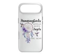 Carcasa para iPhone Air Hummingbirds Appear When Angels Are Near Hummingbird Purple