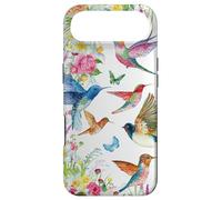 Carcasa para iPhone Air Hummingbirds Within Florals and Butterflies Bird Lover