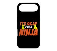 Carcasa para iPhone Air Humor de Artista marcial Está Bien Soy un Ninja posando Silueta