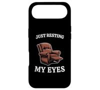 Carcasa para iPhone Air Humor Divertido para Hombre papá Abuelo Simplemente descansando mis Ojos