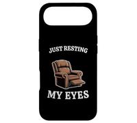 Carcasa para iPhone Air Humor Divertido para Hombre papá Abuelo Simplemente descansando mis Ojos