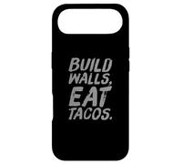 Carcasa para iPhone Air Humor Divertido Texto Gente Divertida Divertido Construir Paredes Comer Tacos