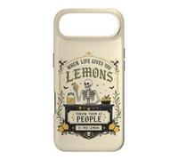 Carcasa para iPhone Air Humor Oscuro gótico limón Cita Esqueleto Mercado Estado de ánimo