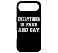 Carcasa para iPhone Air Humor Statement Everything Is Fake and Gay