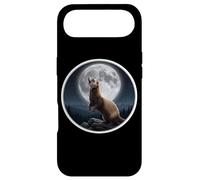 Carcasa para iPhone Air Hurón Realista Aullando a la Luna Divertido Propietario Completo Amante