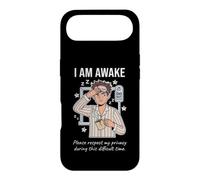 Carcasa para iPhone Air I Am Awake Please Respect My Privacy Sarcastic Tired Morning