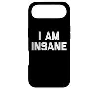 Carcasa para iPhone Air I Am Insane - Divertido Dicho Humor sarcástico Linda Novedad