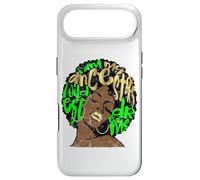 Carcasa para iPhone Air I Am My Ancestors Dreams Afro Black Queen Vintage Verde Lima