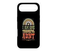 Carcasa para iPhone Air I Am One Thankful Aunt Bohemian Thanksgiving Rainbow Gnomo