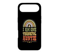 Carcasa para iPhone Air I Am One Thankful Auntie Bohemian Thanksgiving Rainbow Gnomo