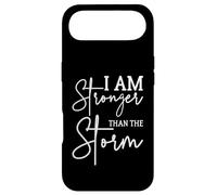 Carcasa para iPhone Air I Am Stronger Than The Storm Christian Faith Biblia Versos