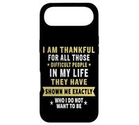 Carcasa para iPhone Air I Am Thankful For Difficult People In My Life Funny Novelty