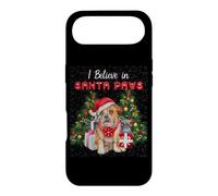 Carcasa para iPhone Air I Believe In Santa Paws - Bulldog Lover - Lindo Bulldog de Navidad