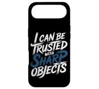 Carcasa para iPhone Air I Can Be Trusted with Sharp Objects Sarcastic Trust -