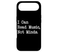 Carcasa para iPhone Air I Can Read Music, Not Minds Citas Músicas Divertidas