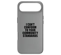 Carcasa para iPhone Air I Can't Conform to Your Community Standards HOA Rebel Outlaw