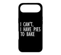 Carcasa para iPhone Air I Can't I Have Pasteles to Bake Funny Dough Baking diseño de Cita