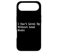 Carcasa para iPhone Air I Can't Level Up Without Loud Music Funny Gamer Quote