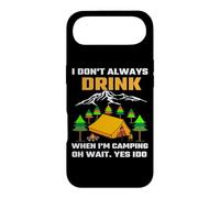 Carcasa para iPhone Air I Don't Always Drink When I'm Camping Camper Adventure