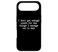 Carcasa para iPhone Air I Don't Get Enough Credit for The Things I Manage Not to Say
