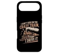 Carcasa para iPhone Air I Don't Ride On The Crazy Train I Drive It Locomotora Dicho