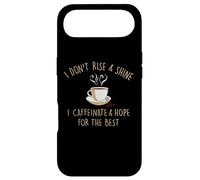 Carcasa para iPhone Air I Don't Rise and Shine I Caffeinate Baristas Coffee Lover