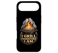 Carcasa para iPhone Air I Grill Therefore I Am Funny BBQ Grill Filosofía