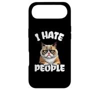 Carcasa para iPhone Air I Hate People - Odio a la Gente - Gato de Mal Humor