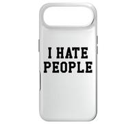 Carcasa para iPhone Air I Hate People Too Peoplely Outside Drink Coffee Hate People