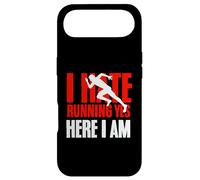 Carcasa para iPhone Air I Hate Running Yet Here I Am Funny Running Cita Deporte