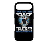 Carcasa para iPhone Air I Have Two Titles Dad and Trucker Funny Fathers Day