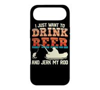 Carcasa para iPhone Air I Just Want To Drink Beer and Jerk My Rod Fishing Beer Lover