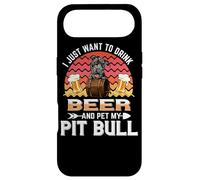 Carcasa para iPhone Air I Just Want to Drink Beer and Pet My Pit Bull Dog Lover