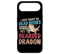 Carcasa para iPhone Air I Just Want To Read Books and Pet My Bearded Dragon