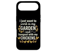 Carcasa para iPhone Air I Just Want To Work In My Garden and Hangout with Chickens