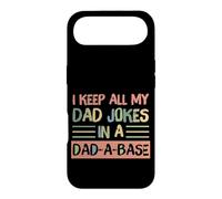 Carcasa para iPhone Air I Keep All My Dad Jokes In A Dad-A-Base Retro Father's Day