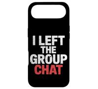 Carcasa para iPhone Air I Left The Group Chat Introvert Peace Tired Talk Alone -