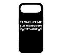 Carcasa para iPhone Air I Let The Dogs out They Asked Funny Dog Cita