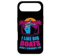 Carcasa para iPhone Air I Like Big Boats Funny Cruise Life Vintage Sunset Vacaciones